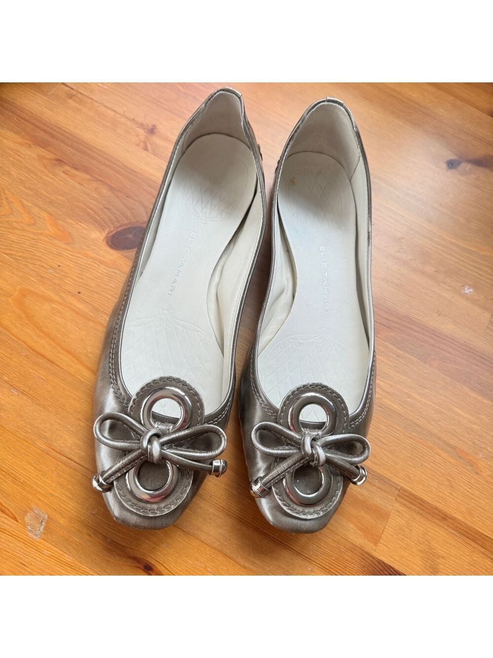 Tahari ballerina flats size 38.5 - Picture 10 of 11